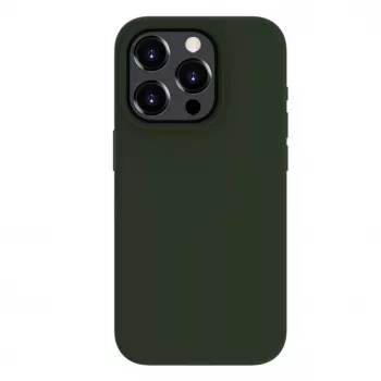 Evelatus Apple iPhone 15 Pro Max Premium Soft Touch silikónové puzdro tmavoolivové