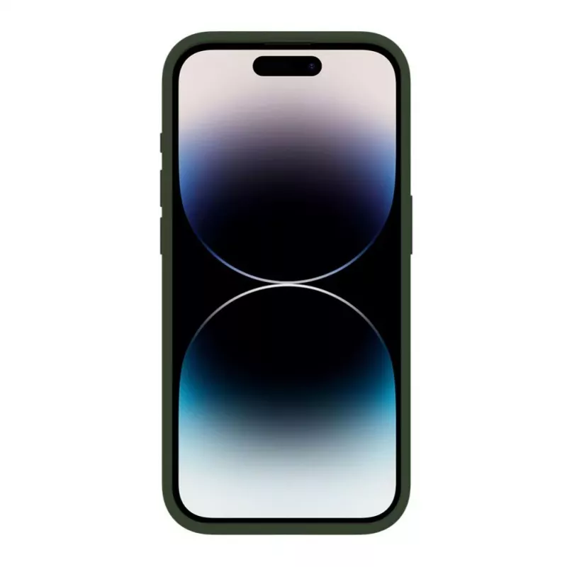 Evelatus Apple iPhone 15 Pro Max Premium Soft Touch silikónové puzdro tmavoolivové
