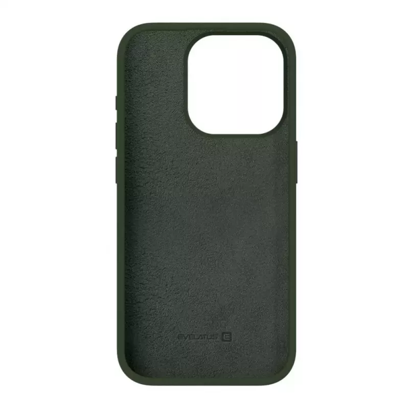 Evelatus Apple iPhone 15 Pro Max Premium Soft Touch silikónové puzdro tmavoolivové