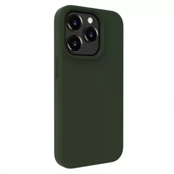 Evelatus Apple iPhone 15 Pro Max Premium Soft Touch silikónové puzdro tmavoolivové