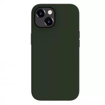 Evelatus Apple iPhone 15 Premium Magsafe Soft Touch silikónové puzdro tmavoolivové
