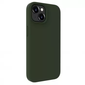 Evelatus Apple iPhone 15 Premium Magsafe Soft Touch silikónové puzdro tmavoolivové