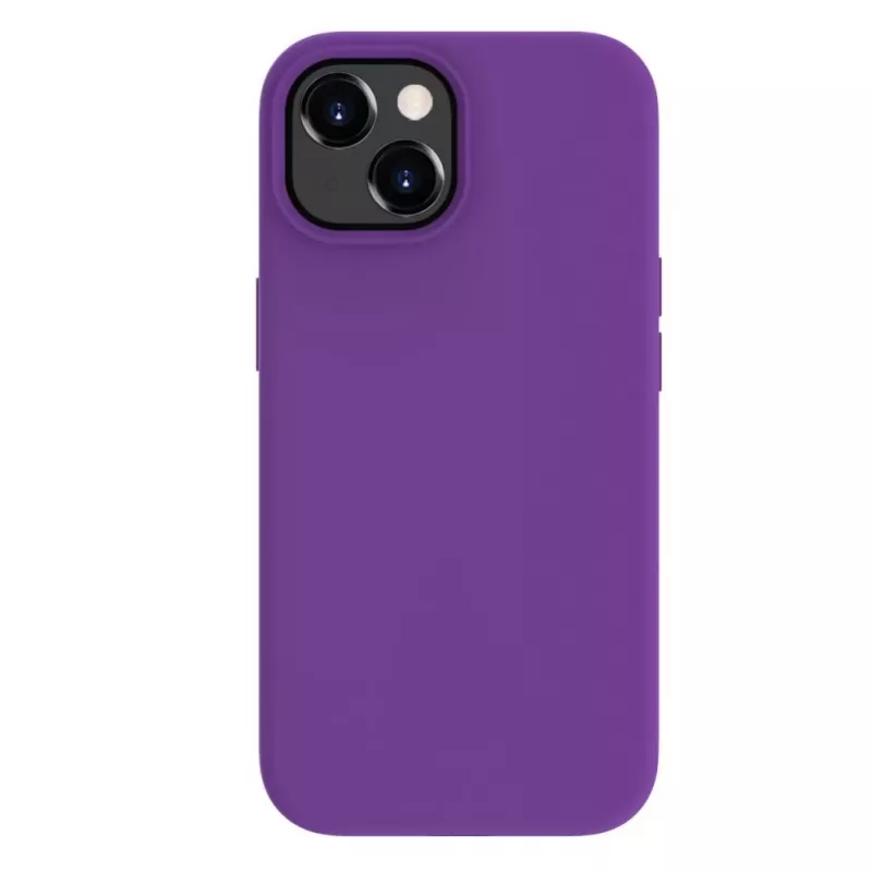 Evelatus Apple iPhone 15 Plus Premium MagSafe Soft Touch silikónové puzdro tmavofialové