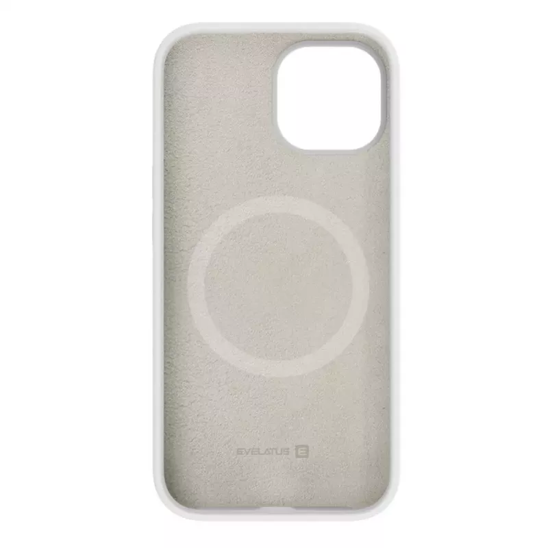 Evelatus Apple iPhone 15 Plus Premium Magsafe Soft Touch silikónové puzdro biele