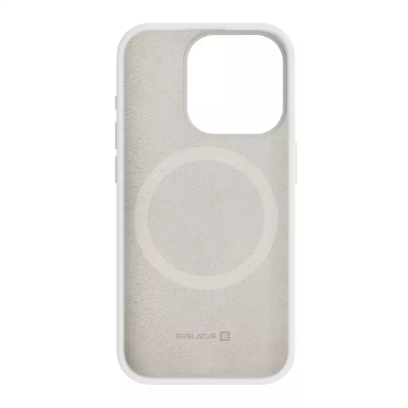 Evelatus Apple iPhone 15 Pro Premium Magsafe Soft Touch silikónové puzdro biele