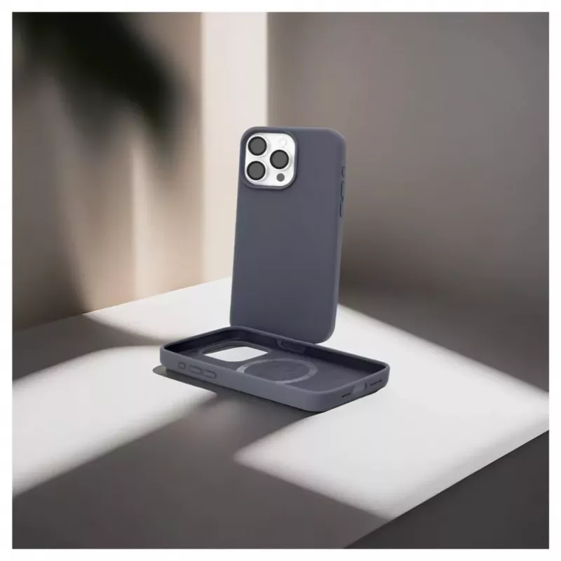Evelatus Apple iPhone 15 Pro Premium MagSafe Soft Touch silikónové puzdro Midnight Blue