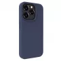 Evelatus Apple iPhone 15 Pro Premium MagSafe Soft Touch silikónové puzdro Midnight Blue