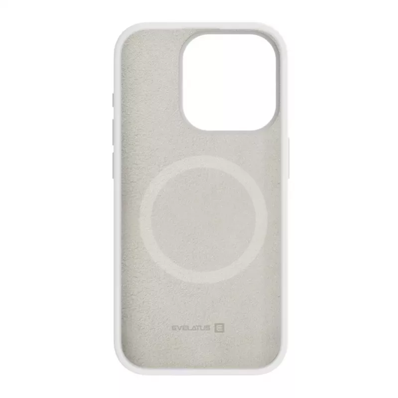 Evelatus Apple iPhone 15 Pro Max Premium Magsafe Soft Touch silikónové puzdro biele
