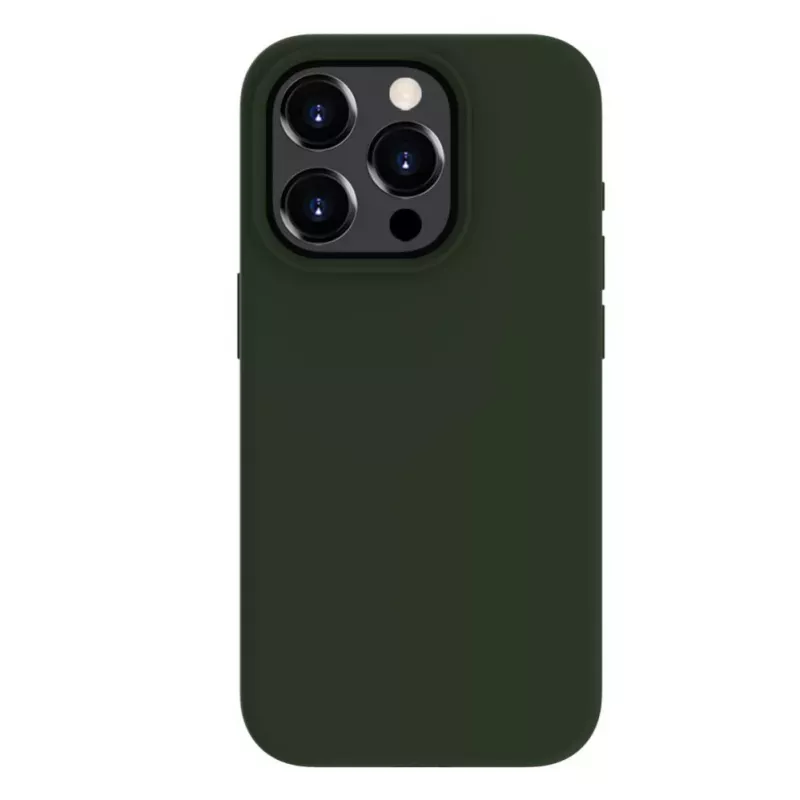 Evelatus Apple iPhone 15 Pro Max Premium MagSafe Soft Touch silikónové puzdro tmavoolivové