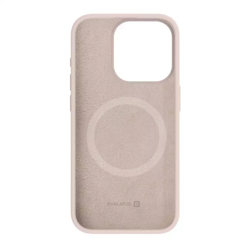 Evelatus Apple iPhone 15 Pro Max Premium MagSafe Soft Touch silikónové puzdro ružový piesok