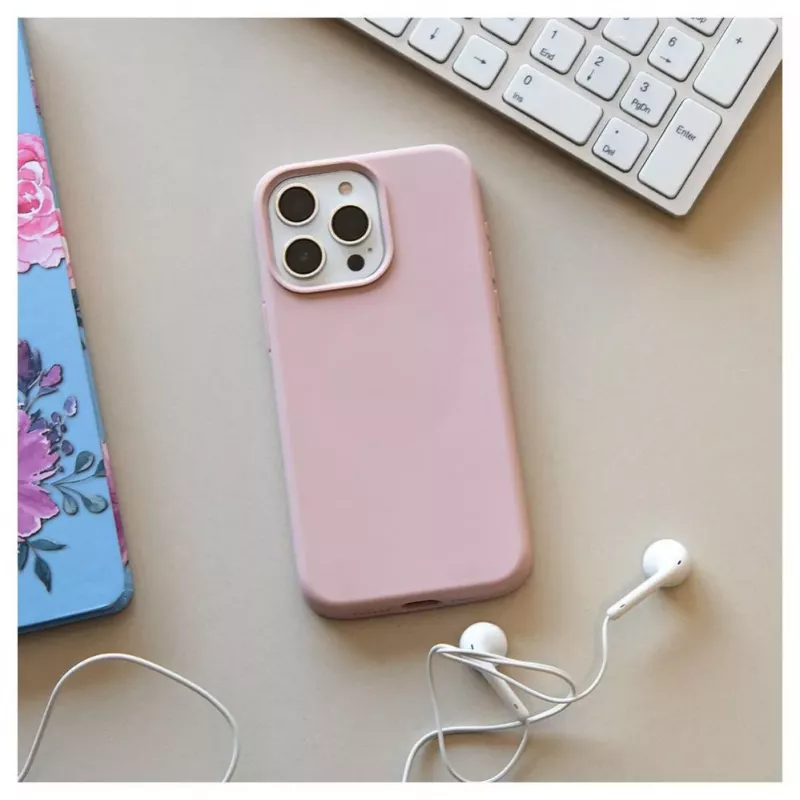 Evelatus Apple iPhone 15 Pro Max Premium MagSafe Soft Touch silikónové puzdro ružový piesok