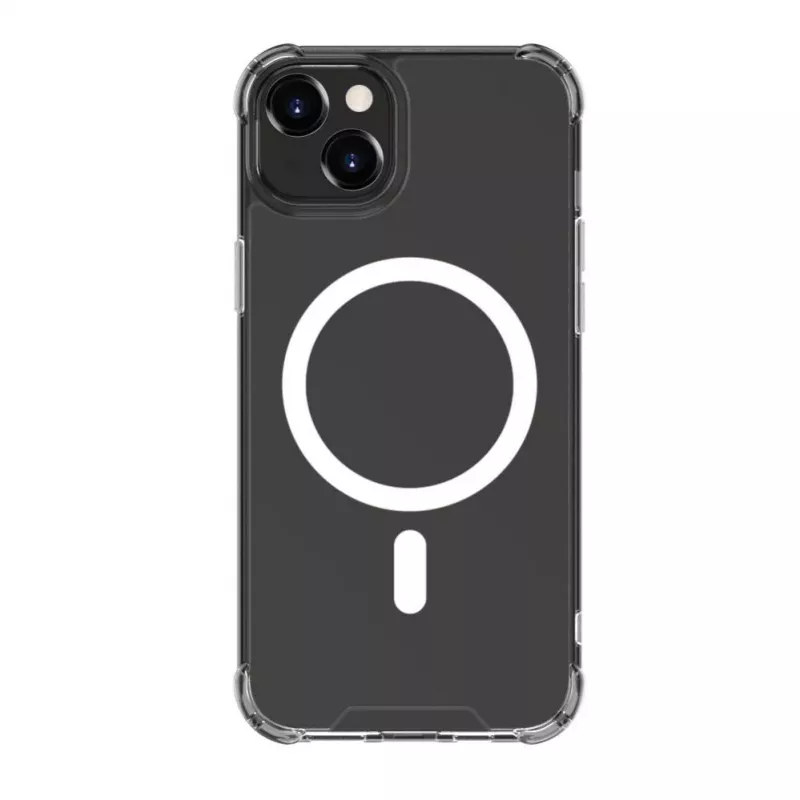 Evelatus Apple iPhone 15 nárazuvzdorné puzdro s MagSafe transparentné