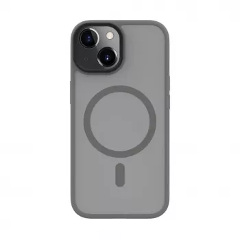 Evelatus Apple iPhone 15 hybridné puzdro s MagSafe PC+TPU strieborná