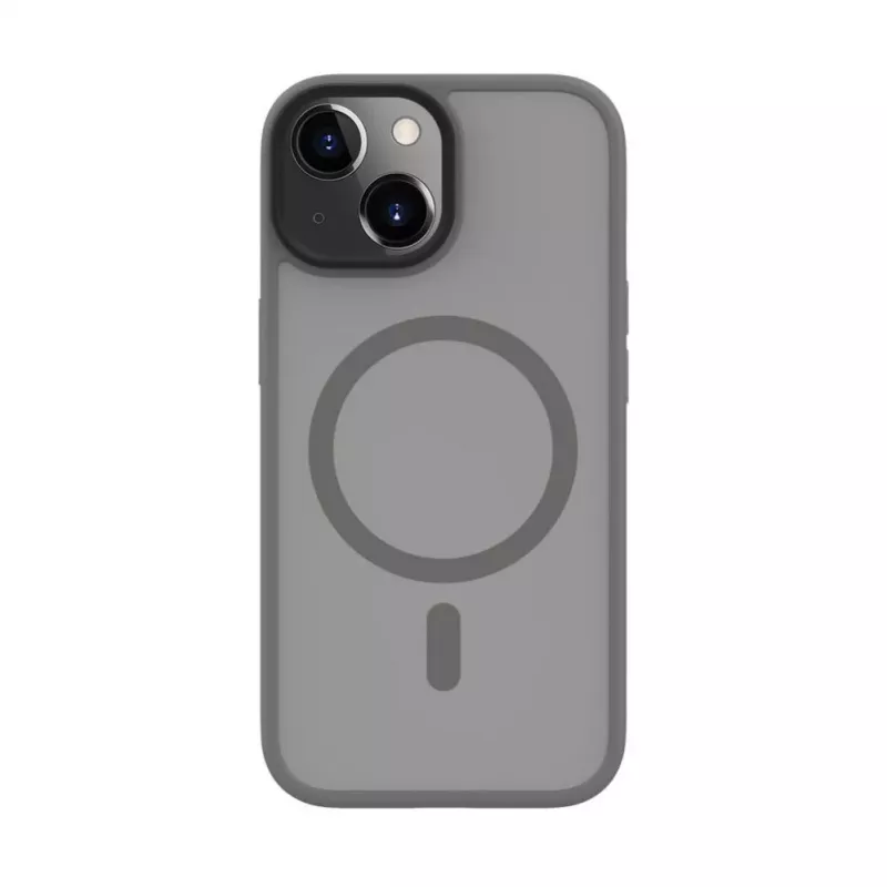 Evelatus Apple iPhone 15 hybridné puzdro s MagSafe PC+TPU strieborná