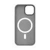 Evelatus Apple iPhone 15 hybridné puzdro s MagSafe PC+TPU strieborná