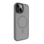 Evelatus Apple iPhone 15 hybridné puzdro s MagSafe PC+TPU strieborná