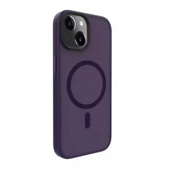 Evelatus Apple iPhone 15 hybridné puzdro s MagSafe PC+TPU Deep Purple