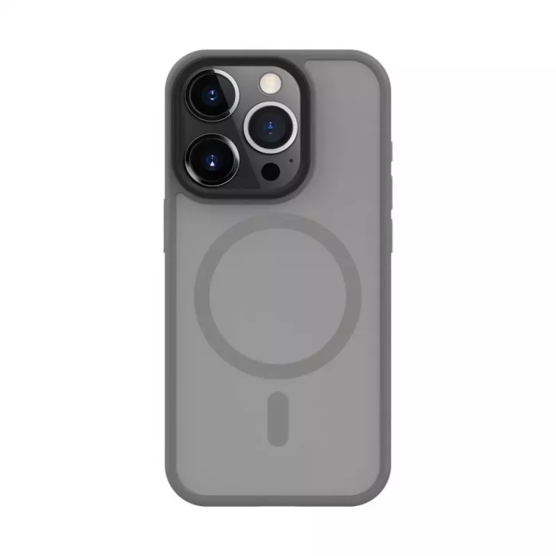 Evelatus Apple iPhone 15 Pro hybridné puzdro s MagSafe PC+TPU strieborná