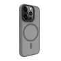 Evelatus Apple iPhone 15 Pro hybridné puzdro s MagSafe PC+TPU strieborná