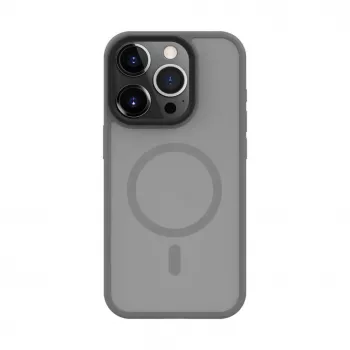 Evelatus Apple iPhone 15 Pro Max hybridné puzdro s MagSafe PC+TPU strieborná