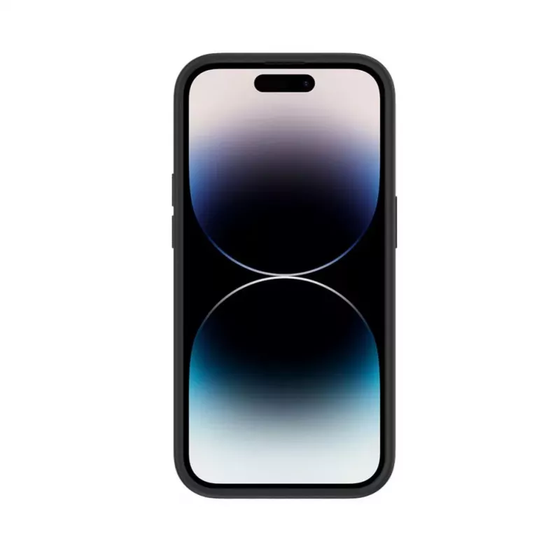 Evelatus Apple iPhone 15 Pro plastové kožené MagSafe zadné puzdro čierna