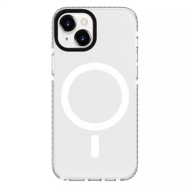 Evelatus Apple iPhone 15 Plus priehľadné puzdro PC+TPU s MagSafe transparentné