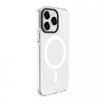 Evelatus Apple iPhone 15 Pro priehľadné puzdro PC+TPU s MagSafe transparentné