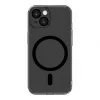 Evelatus Apple iPhone 15 priehľadné puzdro s MagSafe a ochranou kamery transparentná čierna