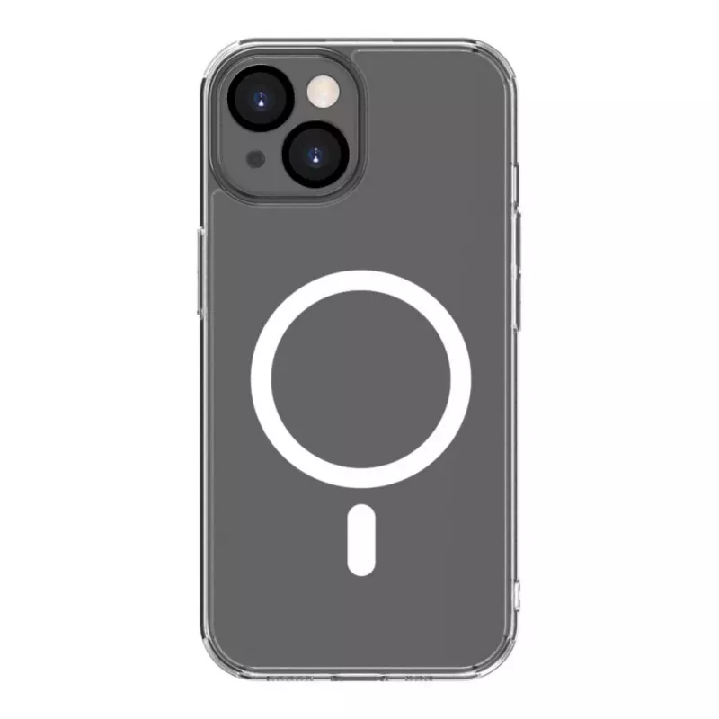 Evelatus Apple iPhone 15 Plus priehľadné puzdro s MagSafe a ochranou kamery transparentné