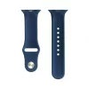 Evelatus Apple Watch 38/40/41mm silikónový náramok Solo Loop (132mm M/L) modrý