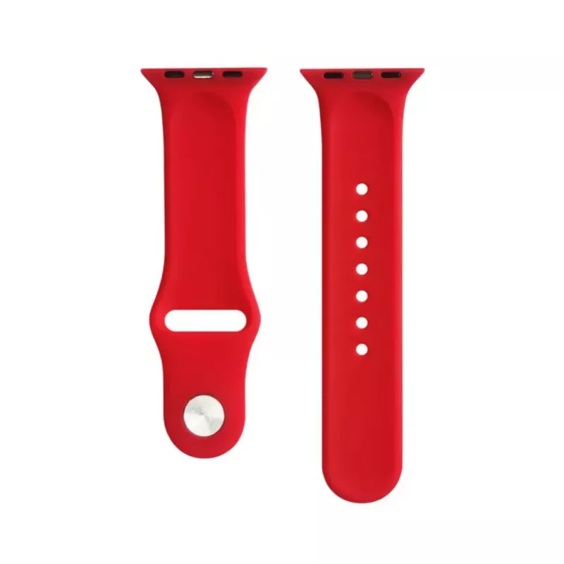 Evelatus Watch 38/40/41mm silikónový náramok Solo Loop (132mm M/L) červený