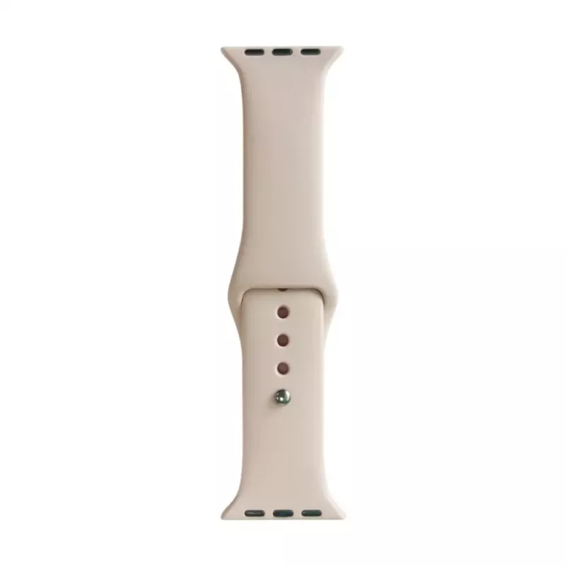Evelatus Apple Watch 38/40/41mm silikónový náramok Solo Loop (132mm M/L) ružový piesok