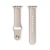 Evelatus Apple Watch 38/40/41mm silikónový náramok Solo Loop (132mm M/L) ružový piesok