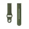 Evelatus Watch 20mm silikónový náramok Solo Loop (130mm M/L) tmavozelená
