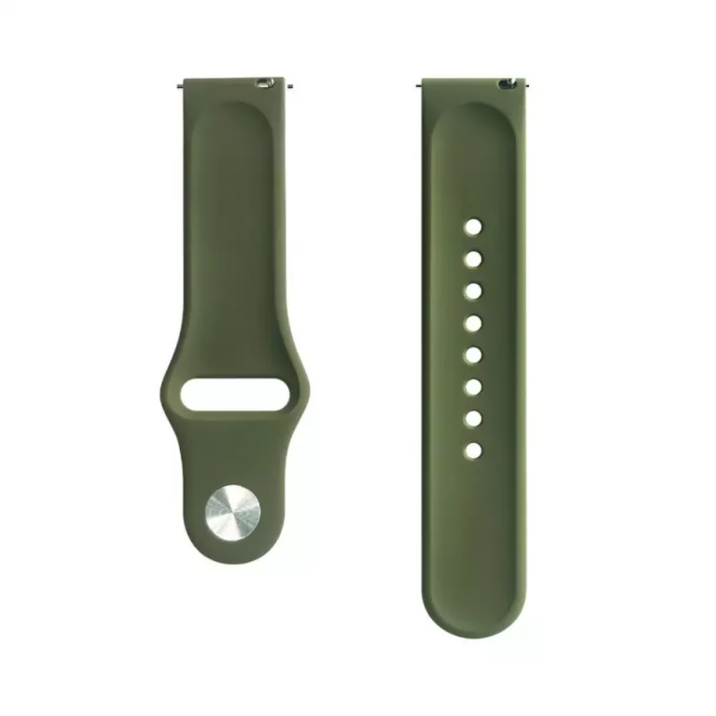 Evelatus Watch 20mm silikónový náramok Solo Loop (130mm M/L) tmavozelená