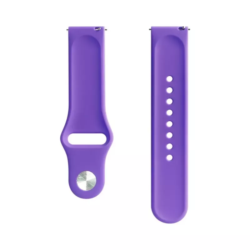 Evelatus Watch 20mm silikónový náramok Solo Loop (130mm M/L) Deep Purple