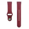 Evelatus Watch 20mm silikónový náramok Solo Loop (130mm M/L) Plum