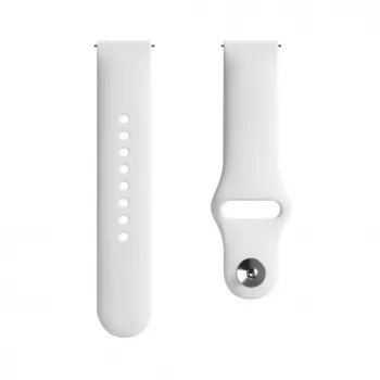 Evelatus Watch 20mm silikónový náramok Solo Loop (130mm M/L) biely