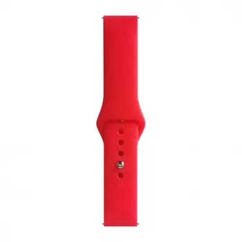 Evelatus Watch 22mm silikónový náramok Solo Loop (130mm M/L) červený