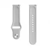 Evelatus Watch 22mm silikónový náramok Solo Loop (130mm M/L) strieborný