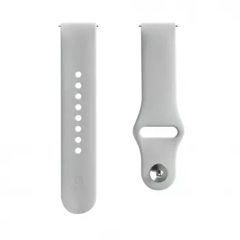 Evelatus Watch 22mm silikónový náramok Solo Loop (130mm M/L) strieborný