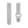 Evelatus Watch 22mm silikónový náramok Solo Loop (130mm M/L) strieborný