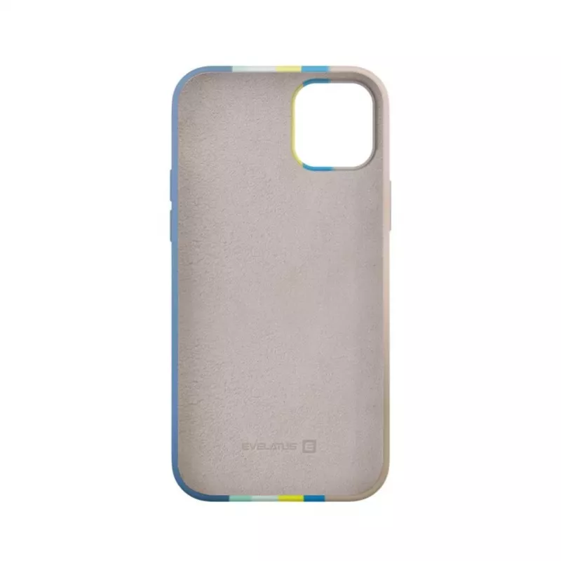 Evelatus Apple iPhone 15 silikónové puzdro viacfarebné modrá ružová