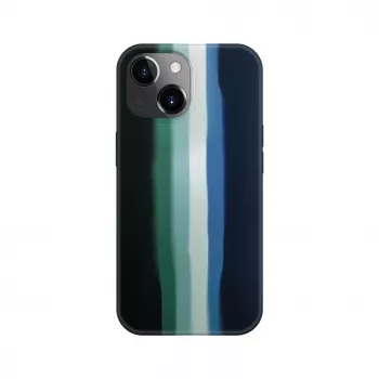 Evelatus Apple iPhone 15 silikónové puzdro viacfarebné zelená