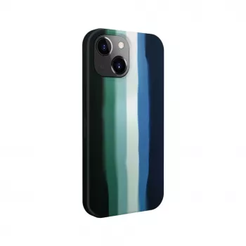 Evelatus Apple iPhone 15 silikónové puzdro viacfarebné zelená