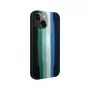 Evelatus Apple iPhone 15 silikónové puzdro viacfarebné zelená