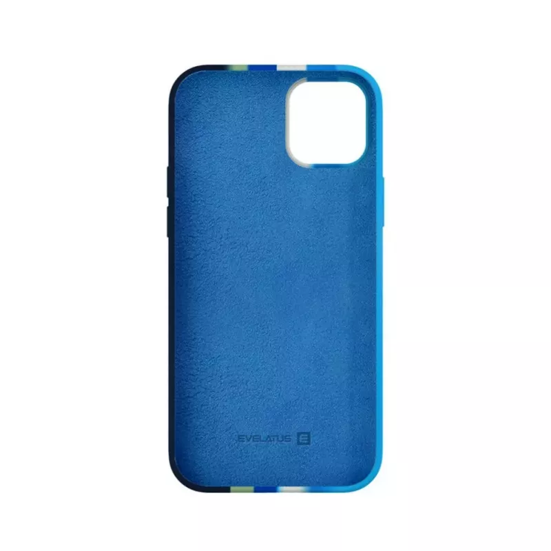 Evelatus Apple iPhone 15 Plus silikónové puzdro viacfarebné modrá