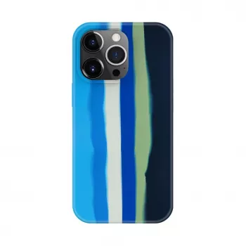 Evelatus Apple iPhone 15 Pro Max silikónové puzdro viacfarebné modrá