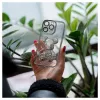 iLike Apple iPhone 14 Pro silikónové puzdro Print Desire Bear strieborná