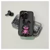 iLike Apple iPhone 14 Pro silikónové puzdro Print Desire Rabbit fialová